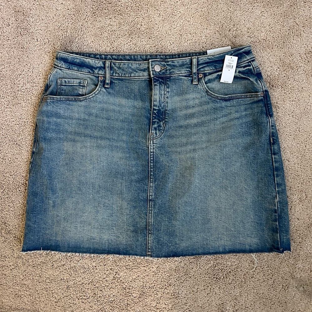 Brand New Denim Mini Skirt